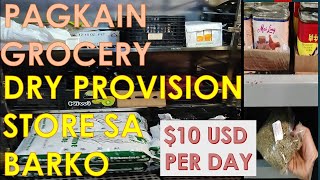 GROCERY//PAGKAIN SA BARKO/DRY PROVISION IN SHIP// $10 US DOLLAR BUDGET PER DAY