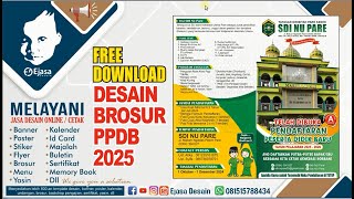 DESAIN BROSUR PPDB 2025 #brosür #ppdb