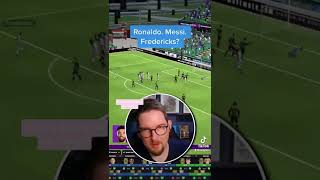 The GOAT? Ronaldo? Messi? #fm22 #funny #shorts #viral