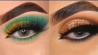 eye makeup tutorial compilation 💖 ✨️ 💕