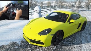 2018 Porsche 718 Cayman GTS - Forza Horizon 4 | Logitech G29 Gameplay