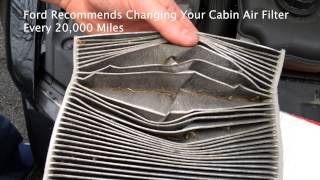 HOW TO: Ford Mustang Cabin Air Filter Replacement / Installation (2005-2013)