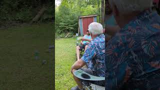 Grandpa flings empty Kolsch can into Dansville pile