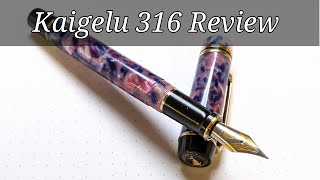 Budget Duofold Styled Purple Fountain Pen Kaigelu 316 Review