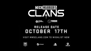 MechWarrior 5 Clans - The Invasion Begins Now - launch trailer