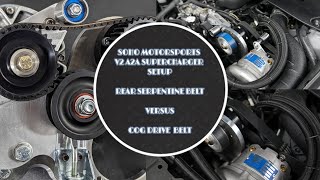 Rear Cog Setup Vs.  Rear Serpentine Belt Setup