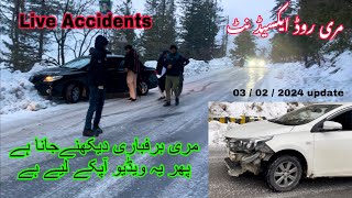 Murree Ice Road ACCIDENTS LIVE video