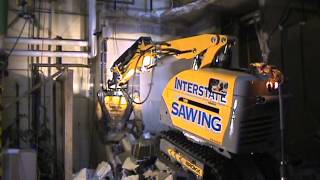 Brokk 180 with Crusher