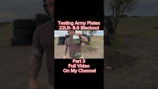 Part 3 Putting the U.S. Armys Level IV Body Armor To The Test: Review Bulletproof or Bust? #shorts