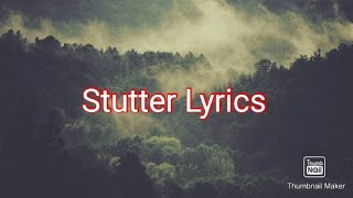 Chris Brown - Stutter (Lyrics Video)