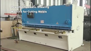 Powerful Hydraulic Shearing Machine for Cutting Metals