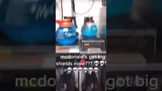 McDonald’s makes big shields from Fortnite meme