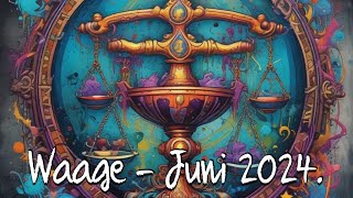 Waage - Juni 2024. Komplizierte dreiecks Geschichte. Streit.#kartenlegung #kartenlegen #tarot