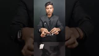 Tear & restore card magic trick 🤯🤯 ताश को तोड़कर जोड़ने का जादू देखे 🔥 #shorts #magic #viral #tricks