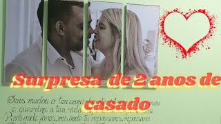 Surpresa de 2 anos de casados...linda a sua reação