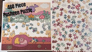 460 Piece Square Pusheen Jigsaw Puzzle | Time Lapse  Video