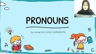 TOPIC 9 PRONOUN // DWI JULINDA PUTRI