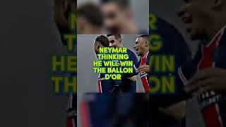 Neymar thinking he’ll win a Ballon d’Or but… #football #shorts #viral #trending