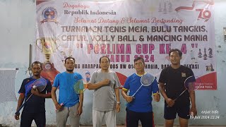 BADMINTON || PORLIMA CUP KE- 4 || Marno + H.Mukhlis VS Sugiarto + Iwan P.