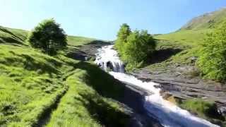 Cascata delle Cento Fonti a 1700 m