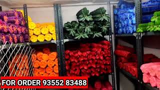 Artificial Flower Row Material Delhi loose flowers , loose flowers in Sadar Bazar delhi india