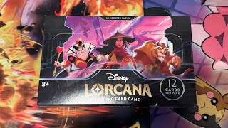 Lorcana Booster Box Opening! Fist time opening Disney TCG!