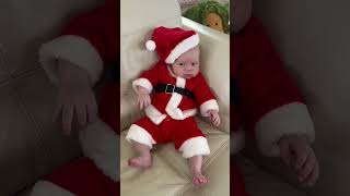 Santa Baby #shorts #baby #christmas #santa #merrychristmas #adorable #babyboy