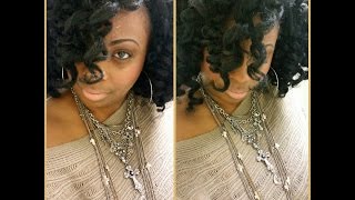 My Crochet Wig using Janet Collection Noir Hair- Afro Marley Hair