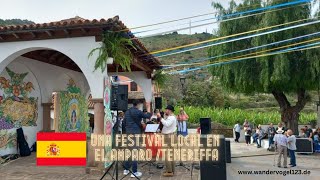 Ein lokales Fest in El Amparo auf Teneriffa 2024! Wandervogel123 unterwegs auf den Kanaren!