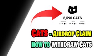 Cats Airdrop | How to Claim Cats token #cats #Catsairdrop #Airdrop