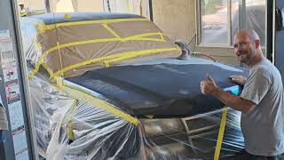 Repair clear coat & Had a little fun with this hood, On this 2005 Chevy Silverado Help a friend out