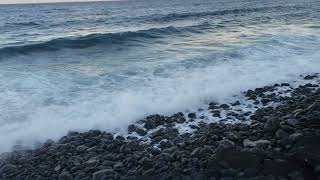 Volcanic rock beach Hawaii (Big Island)