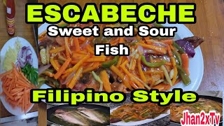 SWEET AND SOUR FISH SCABECHE, SPAIN, PORTUGUESE, AND FILIPINO RECIPE | FILIPINO STYLE