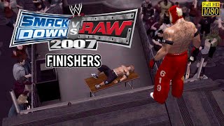 WWE SmackDown vs. Raw 2007 Finishers In   FULL HD.