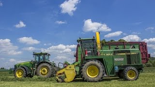 Senáže 2015 - John Deere 6810 & John Deere & Strautmann Giga Vitesse CFS 4401