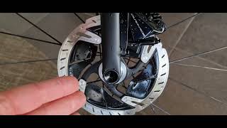 What size disc brake? / 140 VS 160 mm