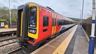 Class 185 & 158 Trains - Hathersage Station, Derbyshire