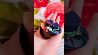 DIY plastic Bottle Cap Hair Clip Making | How To Make Mini Hat | Eshu Art&Craft #shorts #viralshorts