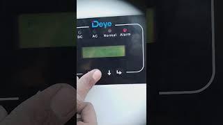 Deye solar inverter settings #shortvideo