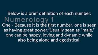 Numerology Meanings And BIrth Date