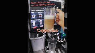 Macas fresh milk coffee vending machines with excellent milk foam