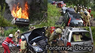 🚒 🏥 Gemeinschaftsübung im „Bockstecken Steinbruch“ in Hart/Zillertal 🔥🚑