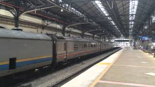 Arrival of Ekspres Rakyat 1DN at the old Kuala Lumpur Railway Station