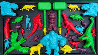 Dinosaurus Jurassic World Dominion:T-Rex, Mosasaurus, Siren Head, Kingkong, Giganotosaurus, Skibidi