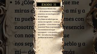 Éxodo 33, 15-16 #dios #biblia #versiculodeldia