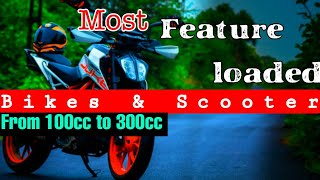 Most feature loaded Bikes & Scooter/ from 100cc to 300cc/ in India (2021 )/SC Moto