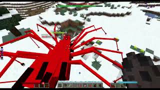 Minecraft Mob Battles: Baba Yaga versus OreSpawn Robots and Touhou Bosses