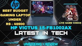 BEST GAMING LAPTOP IN 49900🔥HP VICTUS 15-FB1002AX🔥RYZEN 5-7535HS🔥NVIDIA RTX🔥DDR5 RAM #gaming #viral