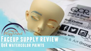 Faceup supply review: QoR Watercolors from Golden Paints