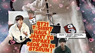 BT21 T-SHIRT HAUL! JAKET SEOKJIN DI BTSRUN!, RJ UNIQLO, ARTWORK+DOODLE TSHIRT, COMICPOP SWEATSHIRT